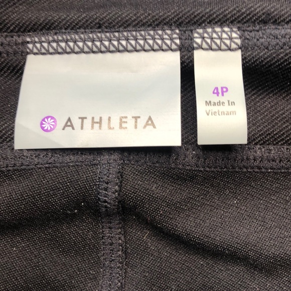 Athleta Trailsetter Moto Ponte Pant Black 4P - Picture 4 of 7